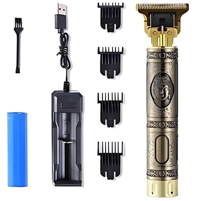 Máquina De Cortar Cabelo Para Barba Masculina Aparador Profissional barbeador acabamento Sem Fio Portátil