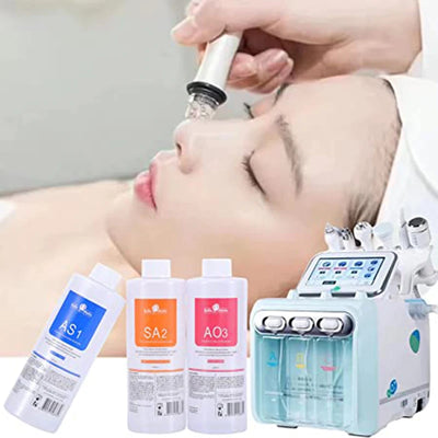 3pcs Face Skin Rejuvenation Moisturizing Water Aqua Peeling Deep Cleaning Tool microdermoabrasão face For Skin Care Machine