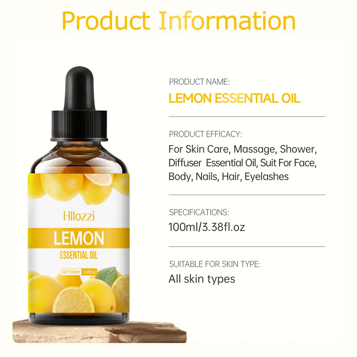 30ml/60ml/100ml lemon skin care essential oil fruit extract essential oil for body care