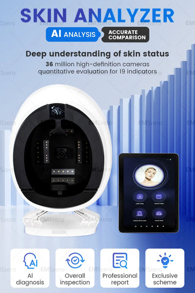 AISIA Q1 3D AI Facial Skin Analyzer High quality detector 3d deep facial analysis digital skin testing analyzer machine