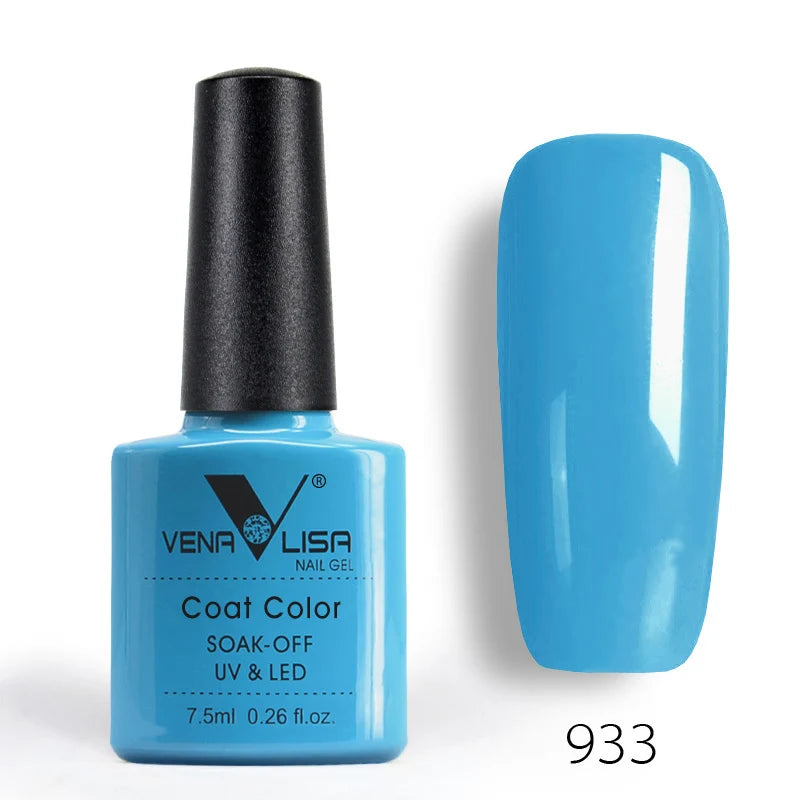 Venalisa 7.5ml Fashion Shiny Soak Off UV Gel Nail Gel Polish Cosmetics Nail Art Manicure Nails Gel Polish Tips Nail Varnish