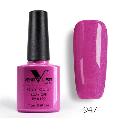 Venalisa 7.5ml Fashion Shiny Soak Off UV Gel Nail Gel Polish Cosmetics Nail Art Manicure Nails Gel Polish Tips Nail Varnish