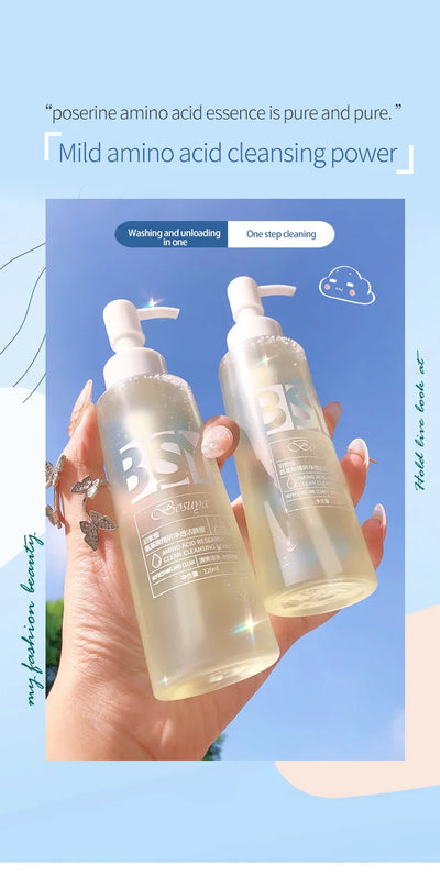 120ml Amino Acid Facial Cleanser, Deep Gentle Cleansing, Oil Control, Purifying Cleansing Honey Face Exfoliator