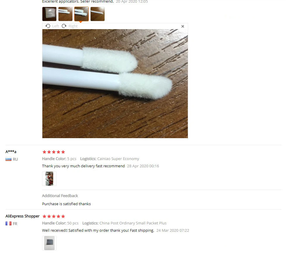 50pcs New Disposable Cosmetic Lip Brushes Lipstick Lip Glossy Wands Pen Cleaner Applicator Eyeshadow Gloss Makeup Brushes Tools