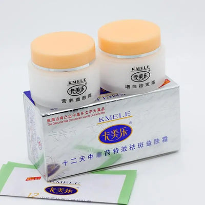 Original Kmele Whitening Cream Face Cream Moisturizing Cream Freckle Care Fade Repare Remover Bottles Skin Freckles 2 Set V7I0
