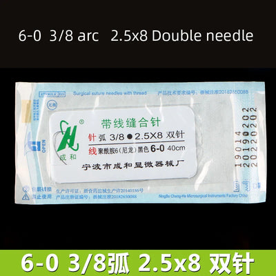 Round Suture needle surgery tool microsurgery nylon monofilament wire round harmless needle surgical instrument 10pc/set