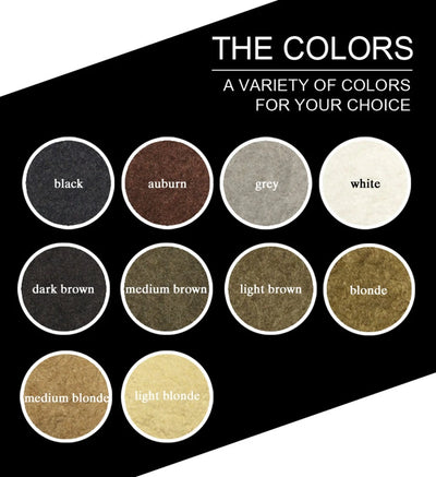 Sevich 100g Hair Fibers Refill Bag 10 Colors Keratin Hair Building Fiber Powder Instant Hair Growth Fiber Powder Anti-Hair Loss