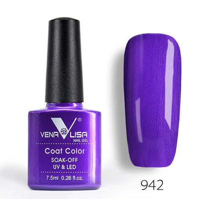 Venalisa 7.5ml Fashion Shiny Soak Off UV Gel Nail Gel Polish Cosmetics Nail Art Manicure Nails Gel Polish Tips Nail Varnish