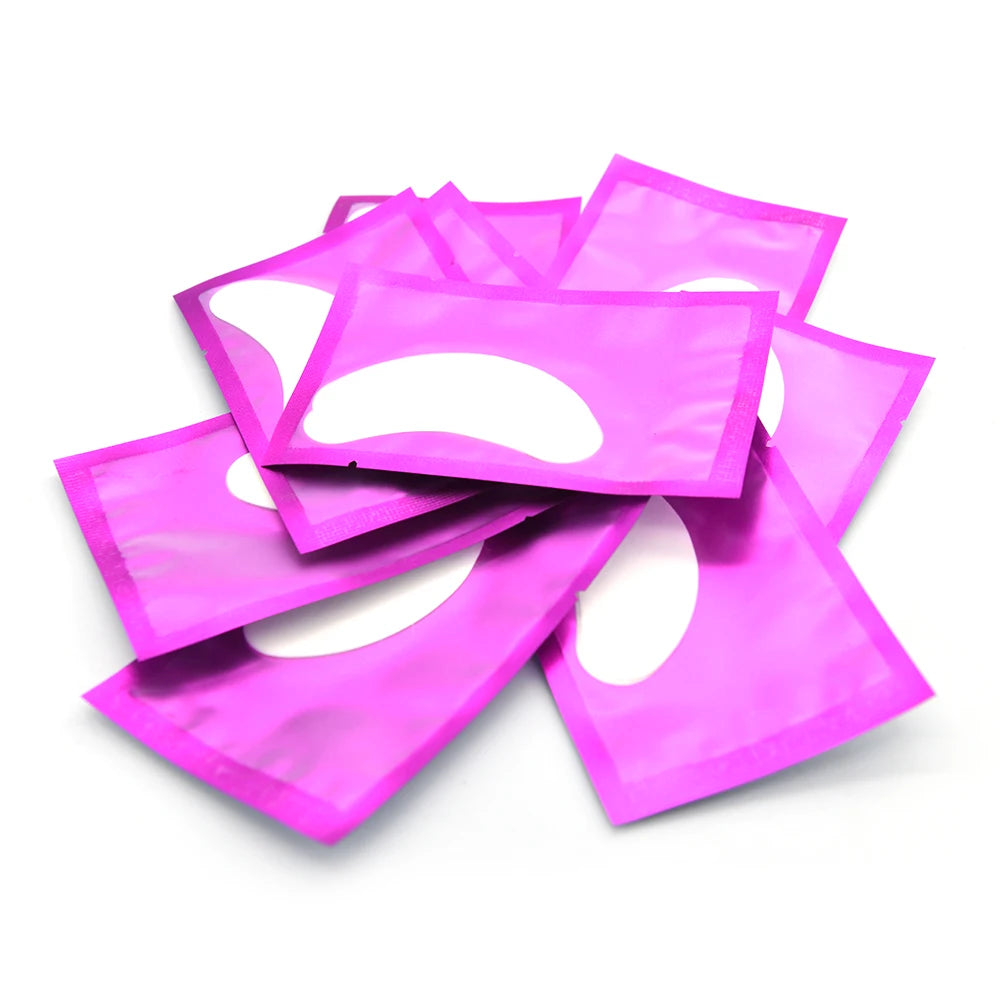 20/50/100 Pairs Eyelashes Patch Hydrogel Patches Eyelash Extension Patch Lash Extension Supplies Gel Pad Under Eye Patches Pads