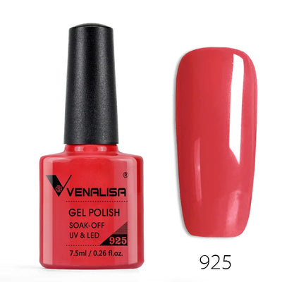 Venalisa 7.5ml Fashion Shiny Soak Off UV Gel Nail Gel Polish Cosmetics Nail Art Manicure Nails Gel Polish Tips Nail Varnish