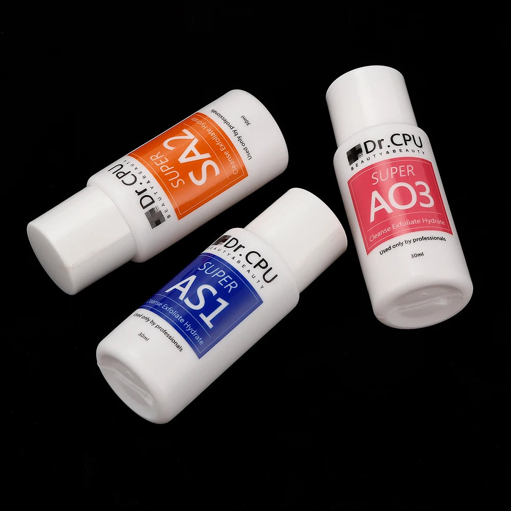 30ML High Concentrated Aqua Peeling Solution AS1 SA2 AO3 For Hydra Dermabrasion Beauty Machine Facial Skin Care Strong Cleansing