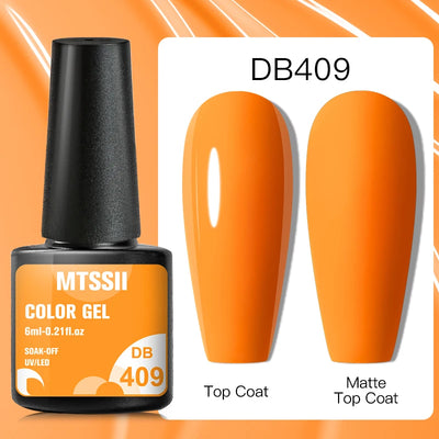 Mtssii 6ml Nail Gel Jelly Eggshell Gel Nail Polish Transparent Gel Soak Off Nail Art Gel UV LED Varnish