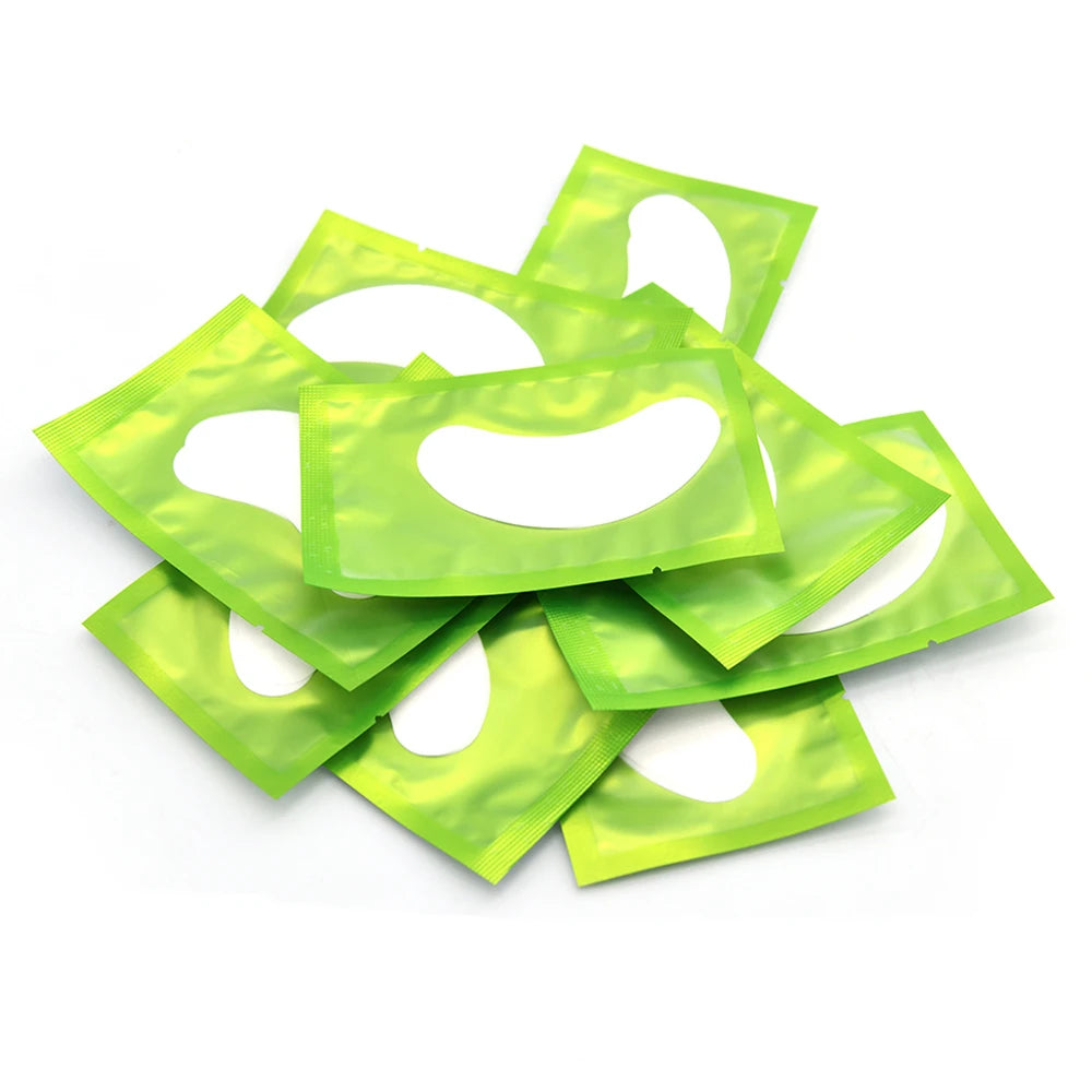 20/50/100 Pairs Eyelashes Patch Hydrogel Patches Eyelash Extension Patch Lash Extension Supplies Gel Pad Under Eye Patches Pads