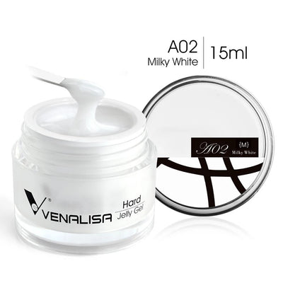 15ml Hard Jelly Nail Extend Gel French Nail Art DIY Venalisa Nail Gel Clear Natural Camouflage Color Fibreglass