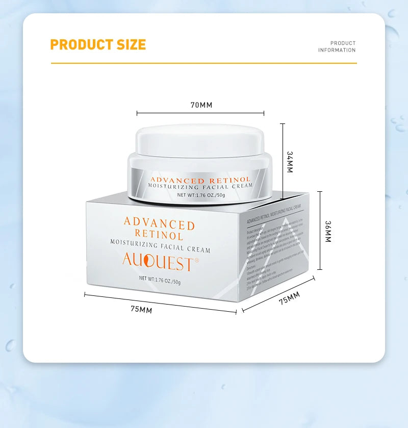 AUQUEST Retinol Lifting Firming Cream Skin Care Collagen Anti Wrinkle Whitening Remove Fine Lines Facial Care Beauty Health