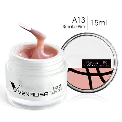 15ml Hard Jelly Nail Extend Gel French Nail Art DIY Venalisa Nail Gel Clear Natural Camouflage Color Fibreglass