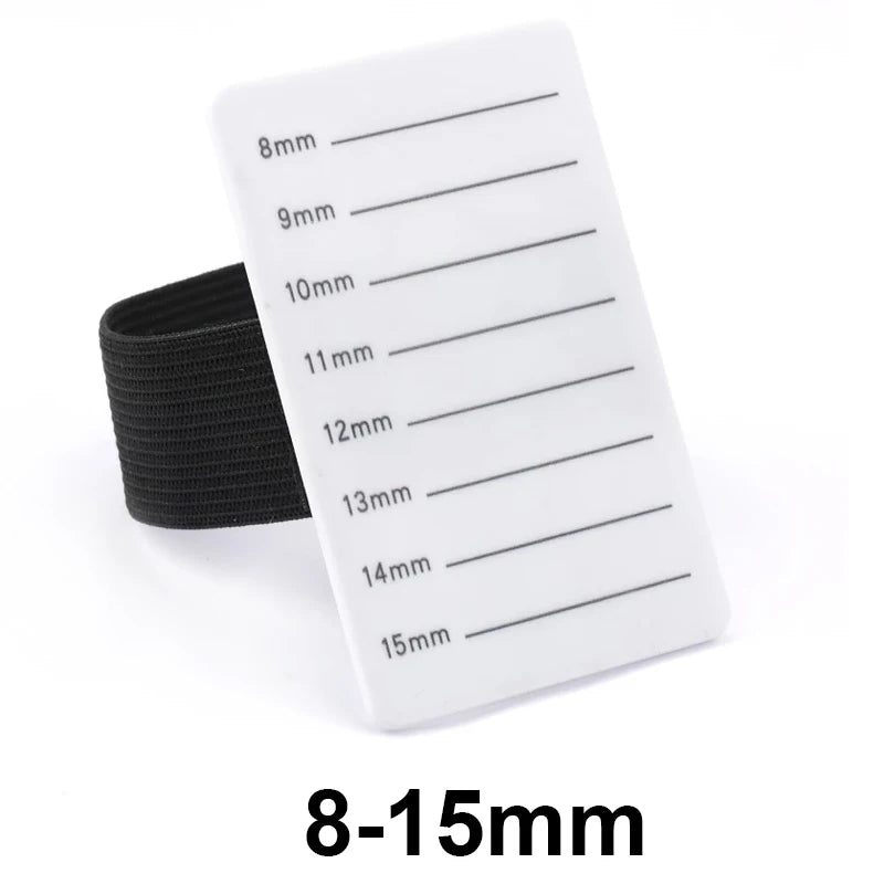 Acrylic Eyelash Extension Organizer Pallet False Lash Stand Tile Palette Eyelash Holder with Belt Graft Lash Scale Tools