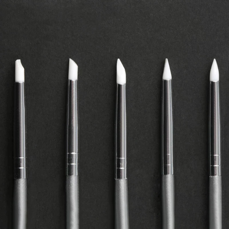 Nail Art Brush Set Gradient Line Painting Dotting Pen Kit Acrylic Handle Gel Polish Crystal Brushes Salon Nails Manicure Tools