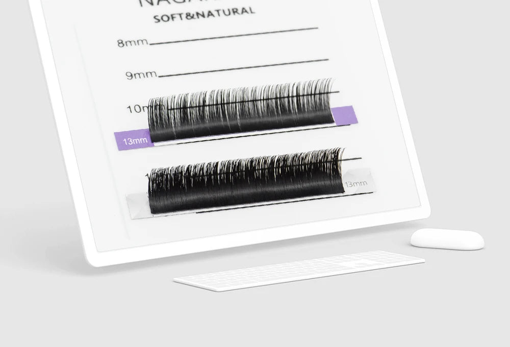 NAGARAKU Easy Fanning Eyelash Extension Autofan Fast Bloom Self Flowering Pre-bonded Volume Makeup Easyfan False Eyelashes