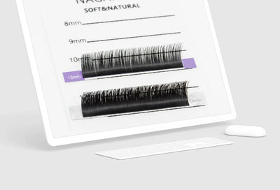 NAGARAKU Easy Fanning Eyelash Extension Autofan Fast Bloom Self Flowering Pre-bonded Volume Makeup Easyfan False Eyelashes