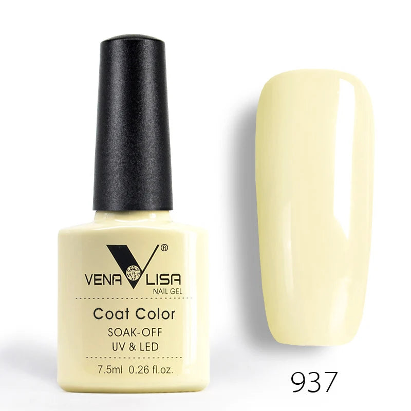 Venalisa 7.5ml Fashion Shiny Soak Off UV Gel Nail Gel Polish Cosmetics Nail Art Manicure Nails Gel Polish Tips Nail Varnish