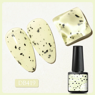 Mtssii 6ml Nail Gel Jelly Eggshell Gel Nail Polish Transparent Gel Soak Off Nail Art Gel UV LED Varnish