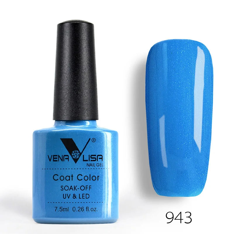 Venalisa 7.5ml Fashion Shiny Soak Off UV Gel Nail Gel Polish Cosmetics Nail Art Manicure Nails Gel Polish Tips Nail Varnish