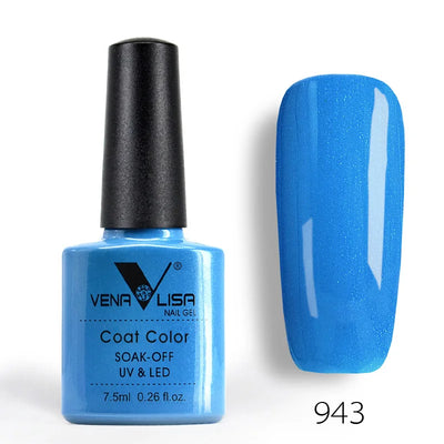 Venalisa 7.5ml Fashion Shiny Soak Off UV Gel Nail Gel Polish Cosmetics Nail Art Manicure Nails Gel Polish Tips Nail Varnish