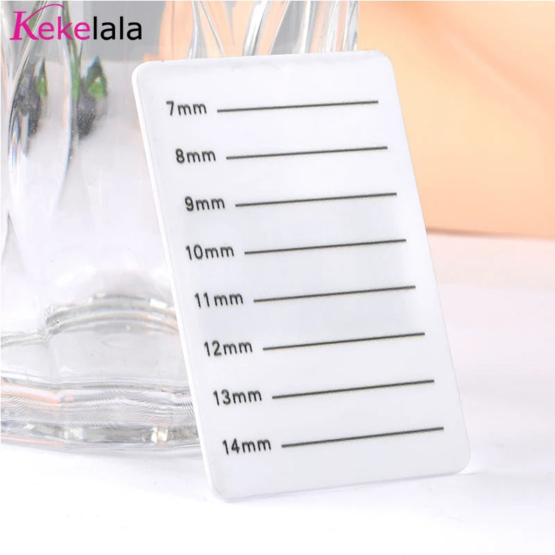 Acrylic Eyelash Extension Organizer Pallet False Lash Stand Tile Palette Eyelash Holder with Belt Graft Lash Scale Tools