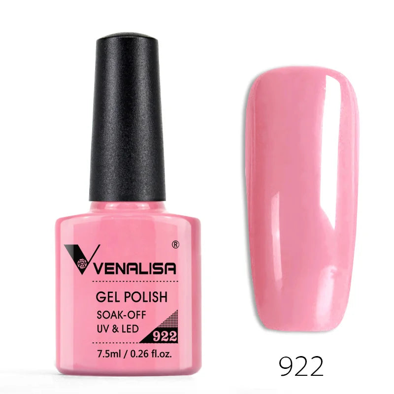 Venalisa 7.5ml Fashion Shiny Soak Off UV Gel Nail Gel Polish Cosmetics Nail Art Manicure Nails Gel Polish Tips Nail Varnish