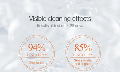 JoyPretty Vitamin C Facial Cleanser Oil Control Exfoliates Deep Cleaning Moisturizing Face Skin Care Cosmetics