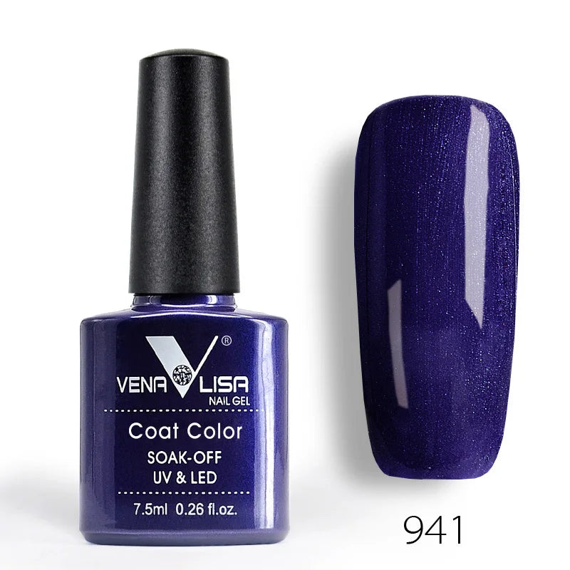 Venalisa 7.5ml Fashion Shiny Soak Off UV Gel Nail Gel Polish Cosmetics Nail Art Manicure Nails Gel Polish Tips Nail Varnish