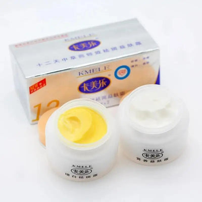 Original Kmele Whitening Cream Face Cream Moisturizing Cream Freckle Care Fade Repare Remover Bottles Skin Freckles 2 Set V7I0