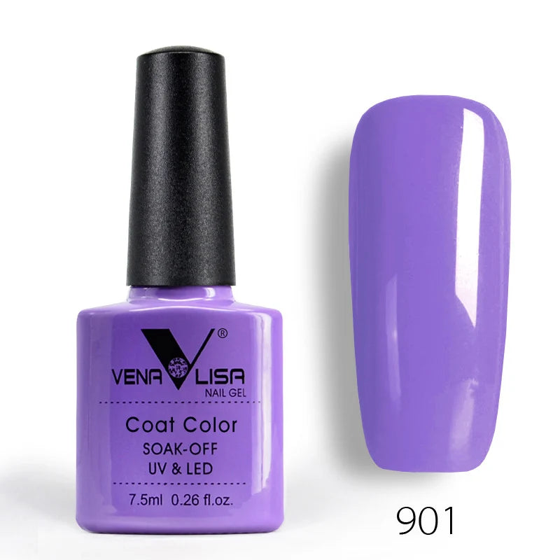 Venalisa 7.5ml Fashion Shiny Soak Off UV Gel Nail Gel Polish Cosmetics Nail Art Manicure Nails Gel Polish Tips Nail Varnish