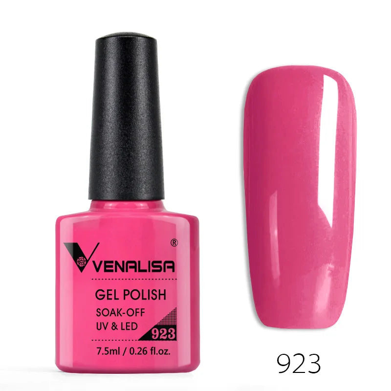 Venalisa 7.5ml Fashion Shiny Soak Off UV Gel Nail Gel Polish Cosmetics Nail Art Manicure Nails Gel Polish Tips Nail Varnish