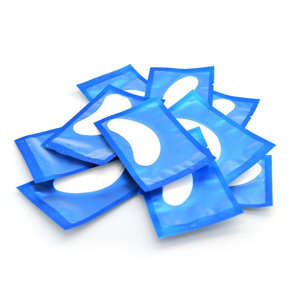 20/50/100 Pairs Eyelashes Patch Hydrogel Patches Eyelash Extension Patch Lash Extension Supplies Gel Pad Under Eye Patches Pads