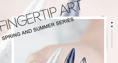 Clou Beaute 8ml Gel Polish Colorful Glitter UV Nail Gel Vernis Semi Permanent Glass Bottle Blue Green White Soak Off Gel Nail