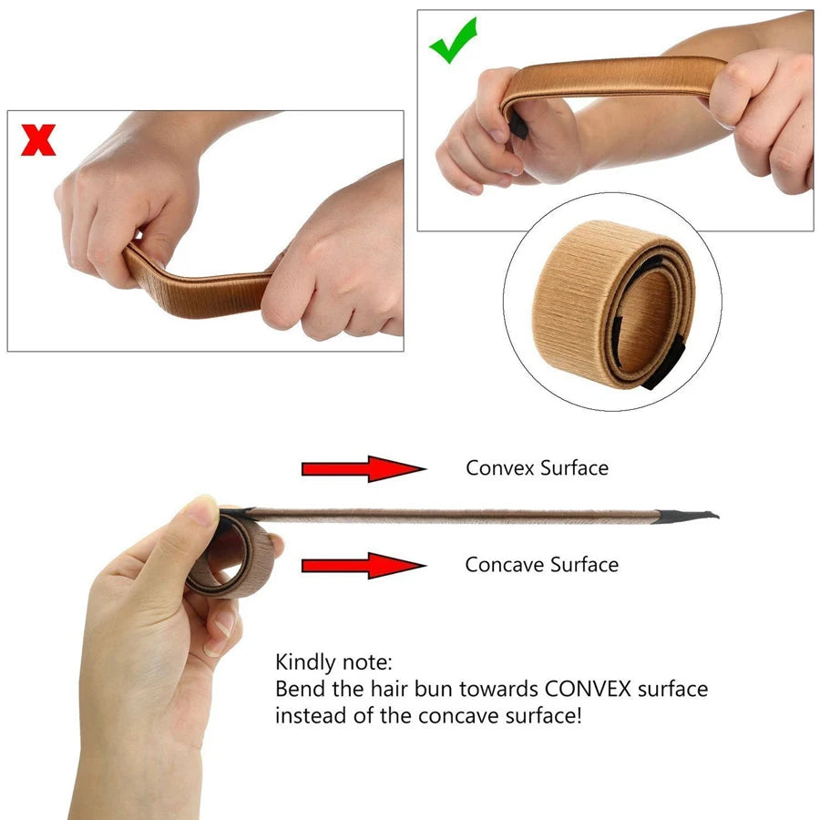 Hair Accessories S/M/L Hair Doughnut Dish Hair Donut Bun Maker Wig Hair Donut Braids Hair Bun Headband Doughnut Maker