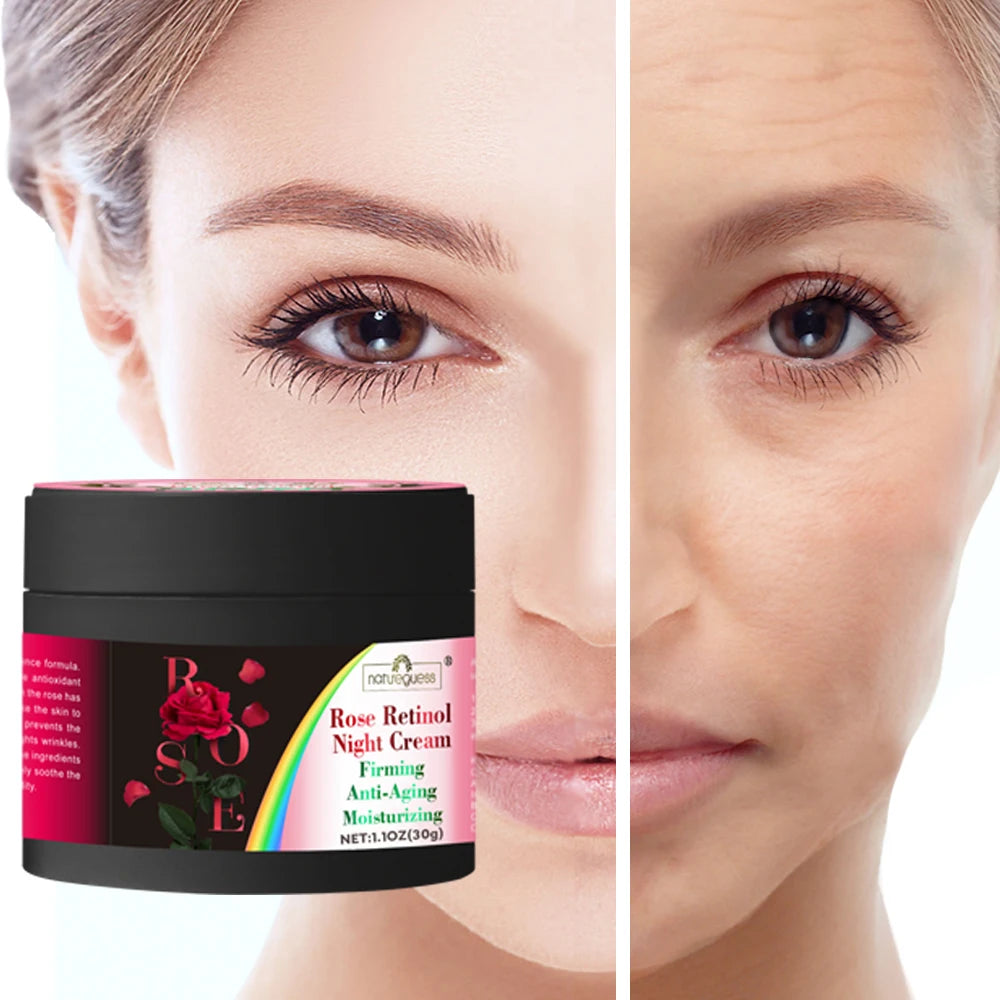 Retinol Snail Aloe Face Cream Anti-Wrinkle Whitening Moisturizing Anti-Aging Facial Day Night Cream Skin Care  Korean Cosmetics