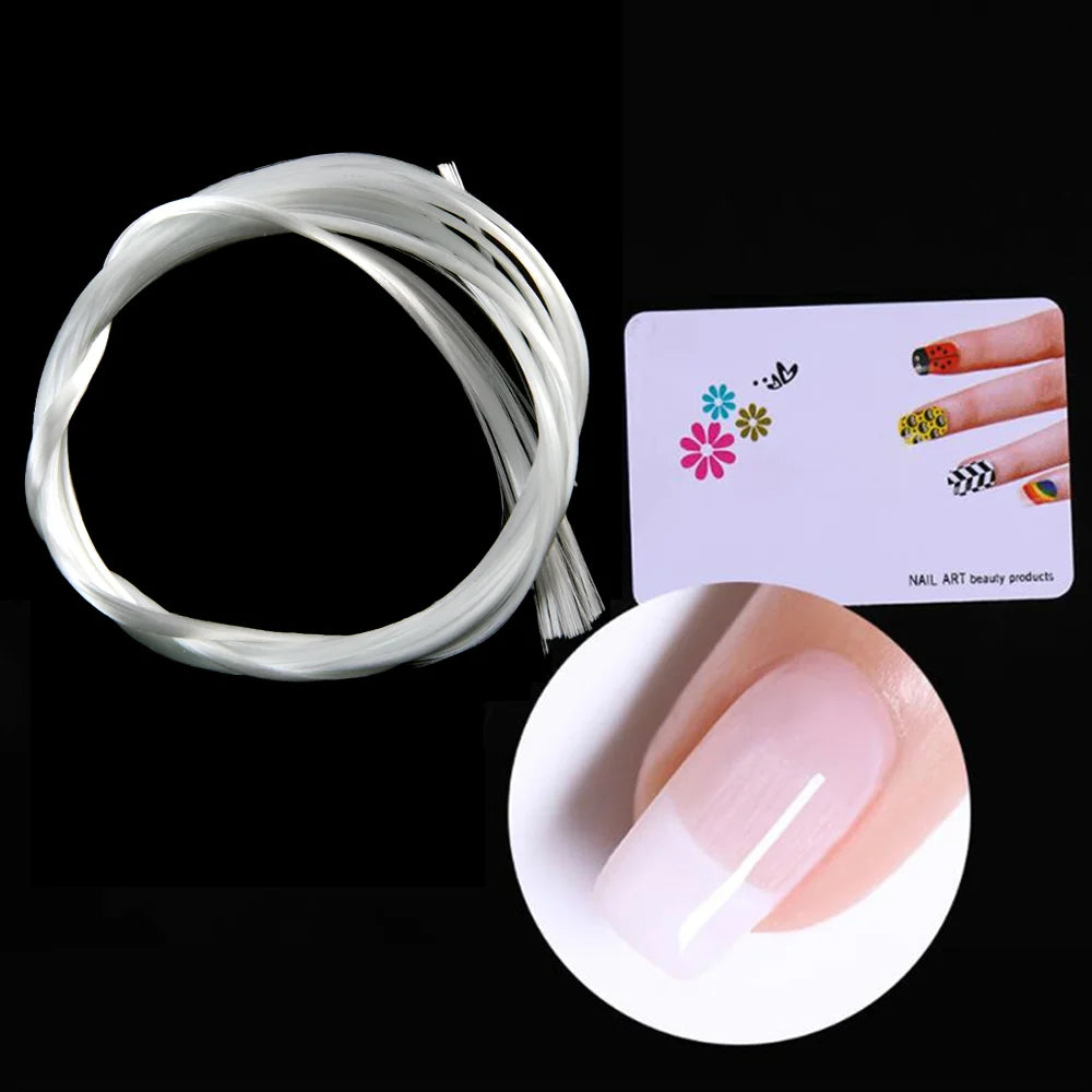 5M Nail Art Fiberglass for UV Gel DIY Nail Form Fibernails Acrylic Nail Extension Tips Fiber Glass Nails Building Nail Art Tools