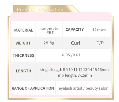 NAGARAKU Easy Fanning Eyelash Extension Autofan Fast Bloom Self Flowering Pre-bonded Volume Makeup Easyfan False Eyelashes