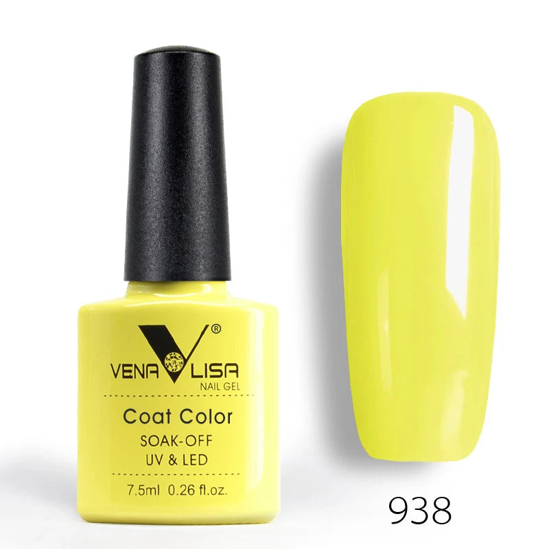 Venalisa 7.5ml Fashion Shiny Soak Off UV Gel Nail Gel Polish Cosmetics Nail Art Manicure Nails Gel Polish Tips Nail Varnish