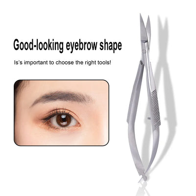 Professional Nail Scissor Manicure Tool For Nails Eyebrow Nose Eyelash Cuticle Scissors Curved Pedicure Scissors