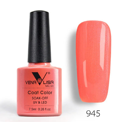 Venalisa 7.5ml Fashion Shiny Soak Off UV Gel Nail Gel Polish Cosmetics Nail Art Manicure Nails Gel Polish Tips Nail Varnish