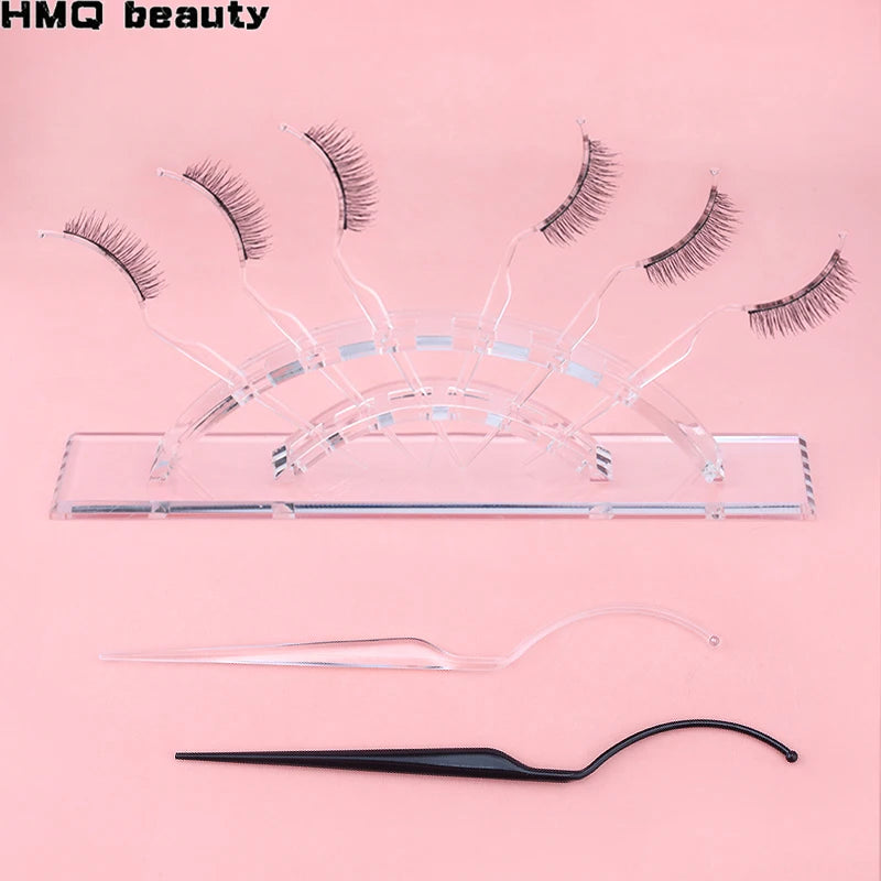 10/2pcs False Eyelash Extension Style Display Board Grafting Eyelash Try on Effect Exhibit Auxiliary Fake Lashes Holder Tools