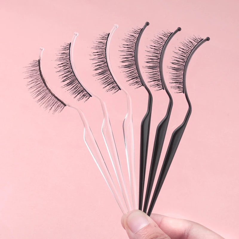 10/2pcs False Eyelash Extension Style Display Board Grafting Eyelash Try on Effect Exhibit Auxiliary Fake Lashes Holder Tools