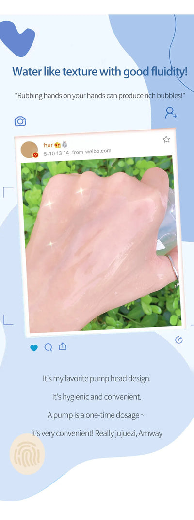 120ml Amino Acid Facial Cleanser, Deep Gentle Cleansing, Oil Control, Purifying Cleansing Honey Face Exfoliator