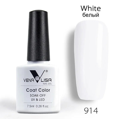 Venalisa 7.5ml Fashion Shiny Soak Off UV Gel Nail Gel Polish Cosmetics Nail Art Manicure Nails Gel Polish Tips Nail Varnish