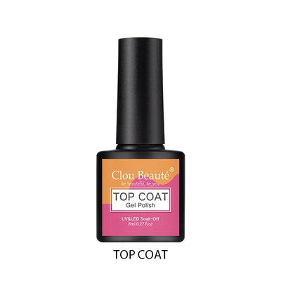 Clou Beaute Nail Gel Polish Kit 15ml Soak Off UVLED Nails Varnish Semi Permanent Nail Art Gels Lacquer Top Base Coat Gel Lacquer