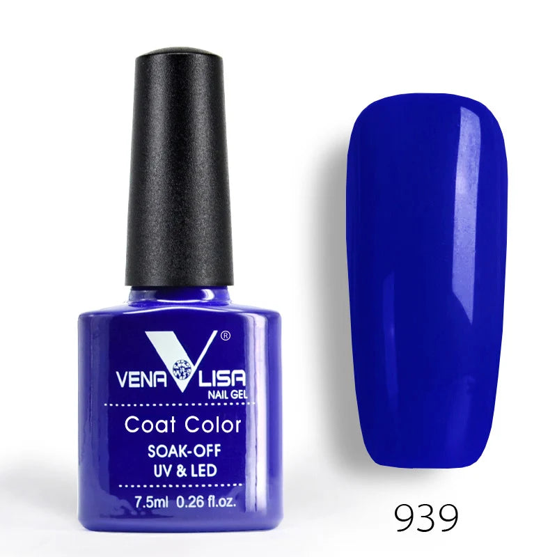 Venalisa 7.5ml Fashion Shiny Soak Off UV Gel Nail Gel Polish Cosmetics Nail Art Manicure Nails Gel Polish Tips Nail Varnish